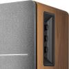 imageEdifier R1280DB Powered Bluetooth Bookshelf Speakers  Optical Input  Wireless Studio Monitors  4 Inch Near Field Speaker  42w RMS  Wood Grain