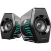 imageEdifier G2000PRO 64W Desktop 20 Computer Gaming Speakers for PC Laptop Mac Woofer Bluetooth USB 35mm AUX Inputs RGB Lights Multimedia Speakers BlackBlack