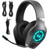 imageEdifier Hecate GX HiRes Gaming Headset for PS4 PS5 PCSwitchXbox Gamepad  USBTypeC35mm Wired Gaming Headphones with Microphone RGB Lighting  ENC Noise Cancelling  50mm DriverGray