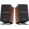 imageEdifier R1280DBs Active Bluetooth Bookshelf Speakers with 7quot Stands Combo Pack  Optical Input  20 Wireless Studio Monitor Speaker  42W RMS with Subwoofer Line Out  Wood Grain