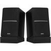 imageEdifier R1280DBs Active Bluetooth Bookshelf Speakers with SS5 Monitor Isolation Pads Bundle Studio Speaker Set with Optical Input ampamp HighDensity Acoustic Foam Stands Black