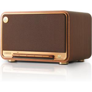 imageEdifier D32 Tabletop Wireless Speaker HiRes Audio LDAC ALAC 60W RMS 21 Acoustic Architecture 11h Playtime APP Control Bluetooth 53 AirPlay2 USBC and AUX Inputs BrownBrown