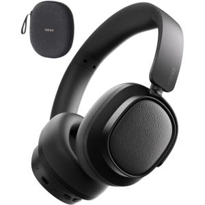 imageEdifier ES850NB Active Noise Cancelling Headphones Over Ear Bluetooth Headset 92H Playtime Wired ampamp Wireless HiRes Audio Certified Fast Charging Clear Calls for Home Office Travel BlackBlack