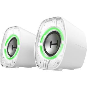 imageEdifier G1000 II Desktop Computer Speakers 25quot FullRange Driver ampamp Enhanced Bass Dynamic RGB Lighting MusicGameMovie Modes BluetoothUSBCAUX Gaming Speakers for PCPS5SwitchXbox BlackWhite