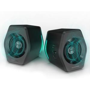 imageEdifier G2000 32W PC Gaming Computer Speakers for Laptop Mac Desktop Computer Woofer Speakers Bluetooth USB 35mm AUX Inputs RGB Lights Multimedia Speakers BlackBlack