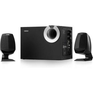 imageEdifier M201BT Multimedia Computer Speaker System with Subwoofer Full Range Audio 68 Watts Peak Power Strong Bass Bluetooth 50 ampamp Aux Inputs PCTVSmartphoneTabletMusic Player