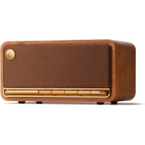 imageEdifier MP230 Portable Bluetooth Speaker Wireless Speaker with Stereo Sound for Outdoor Travel 10Hour Playtime Supports USB SoundcardMicro SD 20W RMS  Black Greenbrown