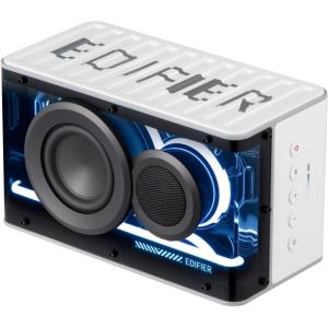 imageEdifier QD25 Bluetooth Speaker  Portable Desktop Audio 25W RMS Dynamic Sound HiRes Audio Splendid Light Effects 15H Playtime Bluetooth 60 Wireless Stereo Pairing BlackWhite