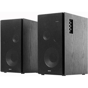 imageEdifier R2850DB Powered Bluetooth Bookshelf Speakers Active NearField Studio Monitors 150W RMS 3Way Sound Monitor Speaker with Subwoofer Line Out Black Pair