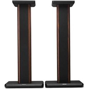 imageEdifier S2000MKIII Floor Speakers Stands Heavy Duty 257 Inch Hollowed Speaker Supports Floorstanding Wood Grain Audio Stand for Home Theater Easy Assembly  Brown Pair