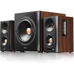 imageEdifier S360DB Bluetooth Bookshelf Speaker with Subwoofer Wireless Speakers with 155W RMS Output Premium 21 Audio System for Gaming Rooms Living Room and Dens