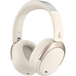 imageEdifier W80 Over Ear Headphones with 49dB Active Noise Cancelling LDAC HiRes Wired ampamp Wireless AI Clear Call Fast Charging Multipoint Connection Bluetooth V54  IvoryIvory