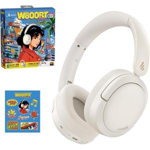 imageEdifier W800BT Pro Hybrid Active Noise Cancelling Headphones  HiRes Audio  AI Call Noise Cancellation  45H Playtime  Fast Charging  Foldable  Wireless OverEar Bluetooth 54 Headphones  IvoryGift Edition