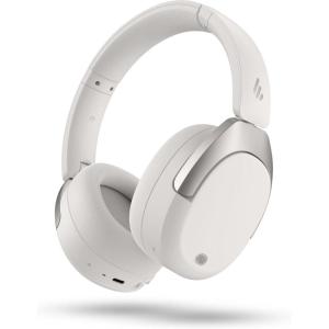 imageEdifier W830NB Active Noise Cancelling Wireless OverEar Headphones Foldable Lightweight Bluetooth Headset with HiRes Audio Dual Device Connection 94 Hours Playtime Fast Charging  BlackSand White