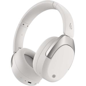 imageEdifier W830NB Active Noise Cancelling Wireless OverEar Headphones Foldable Lightweight Bluetooth Headset with HiRes Audio Dual Device Connection 94 Hours Playtime Fast Charging  White