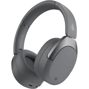 imageEdifier W830NB Active Noise Cancelling Wireless OverEar Headphones Foldable Lightweight Bluetooth Headset with HiRes Audio Dual Device Connection 94 Hours Playtime Fast Charging Grey