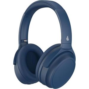 imageEdifier WH700NB Wireless Active Noise Cancellation OverEar Headphones Bluetooth 53 Foldable Lightweight Headset Dual Device Connection 68Hour Battery Life for Travel Home Office  Navy Bluenavy