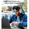 imageEdifier W830NB Wireless Over Ear Headphones with 45dB Active Noise Cancelling 94H Playtime LDAC HiRes Sound Spatial Audio Fast Charging Bluetooth V54  Sandwhite Renewed