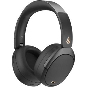 imageEdifier W80 Over Ear Headphones with 49dB Active Noise Cancelling LDAC HiRes Wired ampamp Wireless AI Clear Call Fast Charging Multipoint Connection Bluetooth V54  Black RenewedBlack