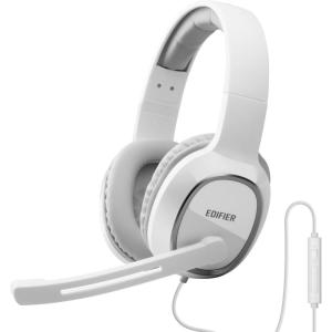 imageEdifier K815 Computer Stereo Headset Single Connector for Laptops and iMac MacBook and PlayStation4 Splitter Adapter Included  White