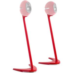 imageEdifier USA SS01CWhite Luna Eclipse Speaker StandsRed