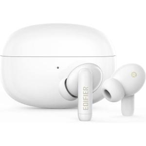 imageEdifier 330NB True Wireless Earbuds Hybrid Active Noise Cancelling Earphones SBC Audio Waterproof Bluetooth Headphones App Control inEar Ear Buds USB C Fast Charge Headsets White