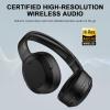 imageEDIFIER W820NB Plus Active Noise Cancelling Wireless Bluetooth Stereo Headphone Headset 49 Hours Playtime Bluetooth V52 HiRes Audio wirelessBlack