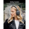 imageEdifier W800BT Pro 44dB Hybrid Active Noise Cancelling Headphones Wireless Over Ear Headphones with Bluetooth 54 HiRes Audio AI Clear Call Custom EQ via App Foldable Design White RenewedGrey