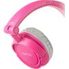 imageEdifier H650 HiFi OnEar Headphones  Noiseisolating Foldable and Lightweight Headphone  Fit Adults and Kids  PinkPink