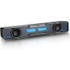 imageEdifier QS30 Multimedia Soundbar Bluetooth V54 Enhanced Bass Integrated Mic with Dynamic Lighting Multiple Sound Effects USB Powered Speaker for Desktop PC Laptop Tablets  Black