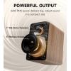 imageEdifier M60 Multimedia Speaker Bluetooth 53 66W RMS HiRes Audio ampamp HiRes Wireless Audio LDAC3quot Mid Bass ampamp 1quot Tweeter USBC ampamp Aux Inputs Compact Desktop Speaker  Classic Oak RenewedClassic Oak