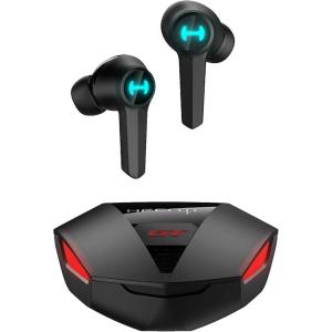 imageEdifier Hecate GT4 True Wireless Gaming Earbuds Low Latency Bluetooth 52 Earphones IP55 Dust and Water Resistance Headphones with RGB Light Game Mode Touch Control 28H Playtime  BlackBlack