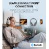 imageEdifier WH700NB Pro Wireless OverEar Headphones with Active Noise Cancellation HiRes Audio Bluetooth V54 MultiPoint Connection Al Clear Calls Fast Charging Foldable  IvoryGrey